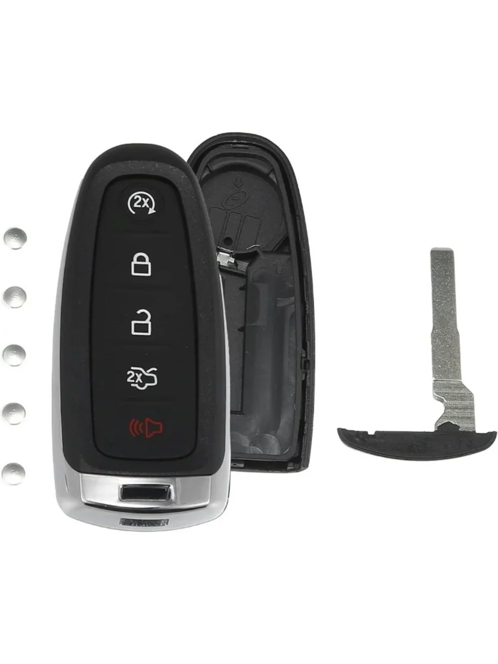 Smart Key Fob Case Cover for Ford Escape, C-Max, Focus SE - Keyless Entry